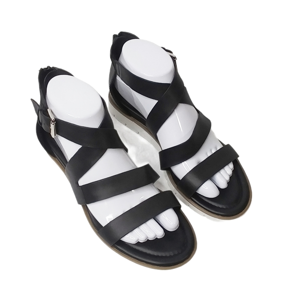Sofft Starla Ankle Strap Leather Strappy Sandals - Picture 2 of 11